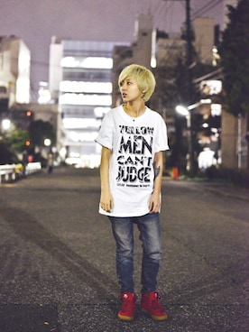 「RNA（アールエヌエー）のアイテム」を使った、KyoNさん（レディース・160cm）の春コーディネート