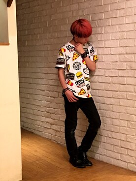 「チョーカー」｜✘DÖÑ❦çHäÑ✘さん（メンズ・173cm）の秋コーディネート