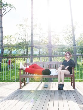 「스냅」｜blackprojectさん（メンズ・160cm）の秋コーディネート