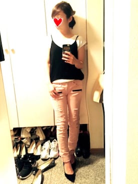 「FROMFIRST musee（フロムファーストミュゼ）のアイテム（パンツ）」を使った、こげぱんさん（レディース・151cm）の夏コーディネート