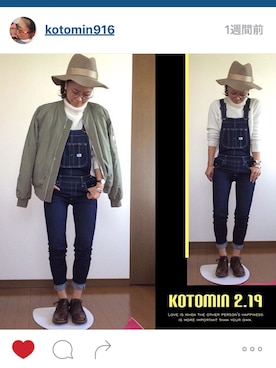 「URBAN RESEARCH ROSSO WOMEN（アーバンリサーチ　ロッソ）のアイテム（サロペット/オーバーオール）」を使った、kotomin♡さん（レディース・156cm）の春コーディネート