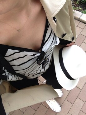 AYUMI    HATAKEYAMAさん（レディース・161cm）の夏コーディネート