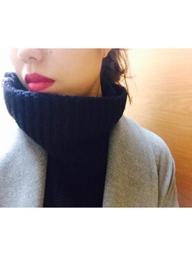 「STUNNING LURE（スタニングルアー）のアイテム（その他アウター）」を使った、AYUMI    HATAKEYAMAさん（レディース・161cm）の冬コーディネート