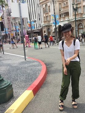 「Dannijo   （ダンニージョ）のアイテム（アクセサリー）」を使った、AYUMI    HATAKEYAMAさん（レディース・161cm）の夏コーディネート