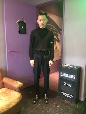 CANNABIS Yamadaさん(メンズ・173cm)の冬コーディネート