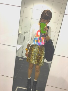 「BUBBLES（バブルス）のアイテム（ブーティ）」を使った、らいだーさん（レディース・157cm）の秋コーディネート