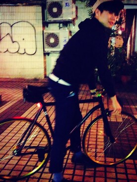 「riding」｜geraldさん（メンズ・180cm）の春コーディネート