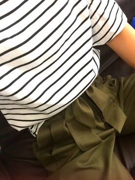 「アイテム（アナログ腕時計、ピンク系）」を使った、miiさん（レディース・161cm）の夏コーディネート