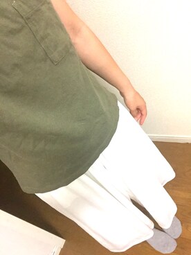 「アイテム（アナログ腕時計、ピンク系）」を使った、miiさん（レディース・161cm）の夏コーディネート