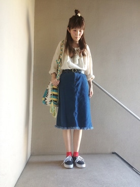 mari☻さん（レディース・160cm）の春コーディネート