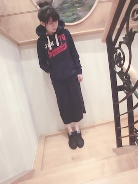「アイテム（ジャージ）」を使った、ingさん（レディース・164cm・10代）の春コーディネート