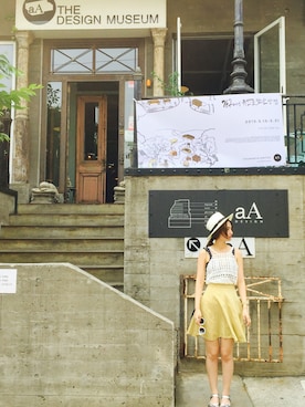 「アイテム（キャミソール）」を使った、由美Yumiさん（レディース・165cm）の春コーディネート