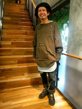 みねさん（メンズ・161cm）の夏コーディネート