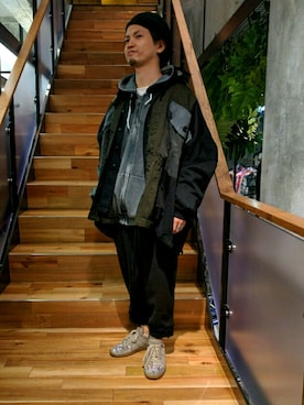 「MARTIN MARGIELA（マルタンマルジェラ）のアイテム」を使った、みねさん（メンズ・161cm）の秋コーディネート