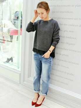 Giiさん（レディース・164cm）の冬コーディネート