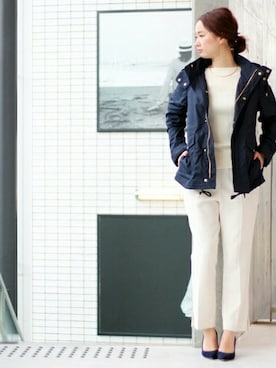 「IENA（イエナ）のアイテム（アクセサリー）」を使った、Giiさん（レディース・164cm）の春コーディネート