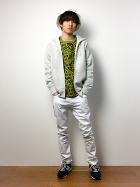 「SHIPS Days（シップスデイズ）のアイテム」を使った、住本 健一さん（メンズ・176cm）の春コーディネート