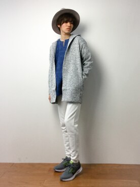 「unrelaxing（アンリラクシング）のアイテム（パンツ）」を使った、住本 健一さん（メンズ・176cm）の春コーディネート