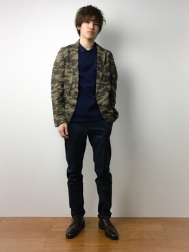 住本 健一さん(メンズ・176cm)の春コーディネート