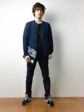 住本 健一さん(メンズ・176cm)の春コーディネート