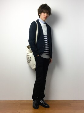 「VANS（バンズ）のアイテム（バッグ）」を使った、住本 健一さん（メンズ・176cm）の春コーディネート