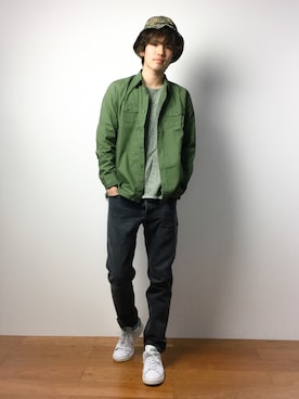 住本 健一さん（メンズ・176cm）の春コーディネート