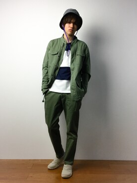 住本 健一さん（メンズ・176cm）の春コーディネート