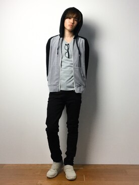 住本 健一さん（メンズ・176cm）の春コーディネート