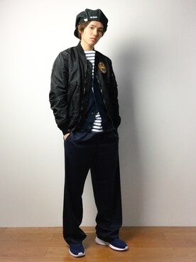 住本 健一さん（メンズ・176cm）の春コーディネート