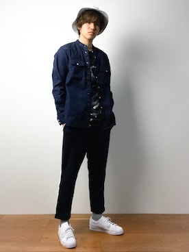 住本 健一さん(メンズ・176cm)の春コーディネート