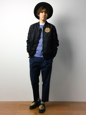 住本 健一さん（メンズ・176cm）の春コーディネート