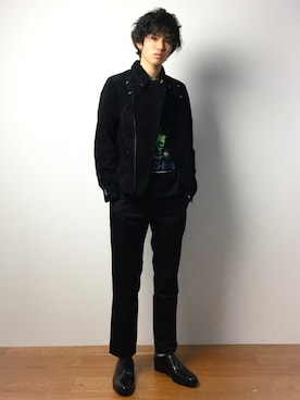 「CIAOPANIC（チャオパニック）のアイテム（その他アウター）」を使った、住本 健一さん（メンズ・176cm）の春コーディネート