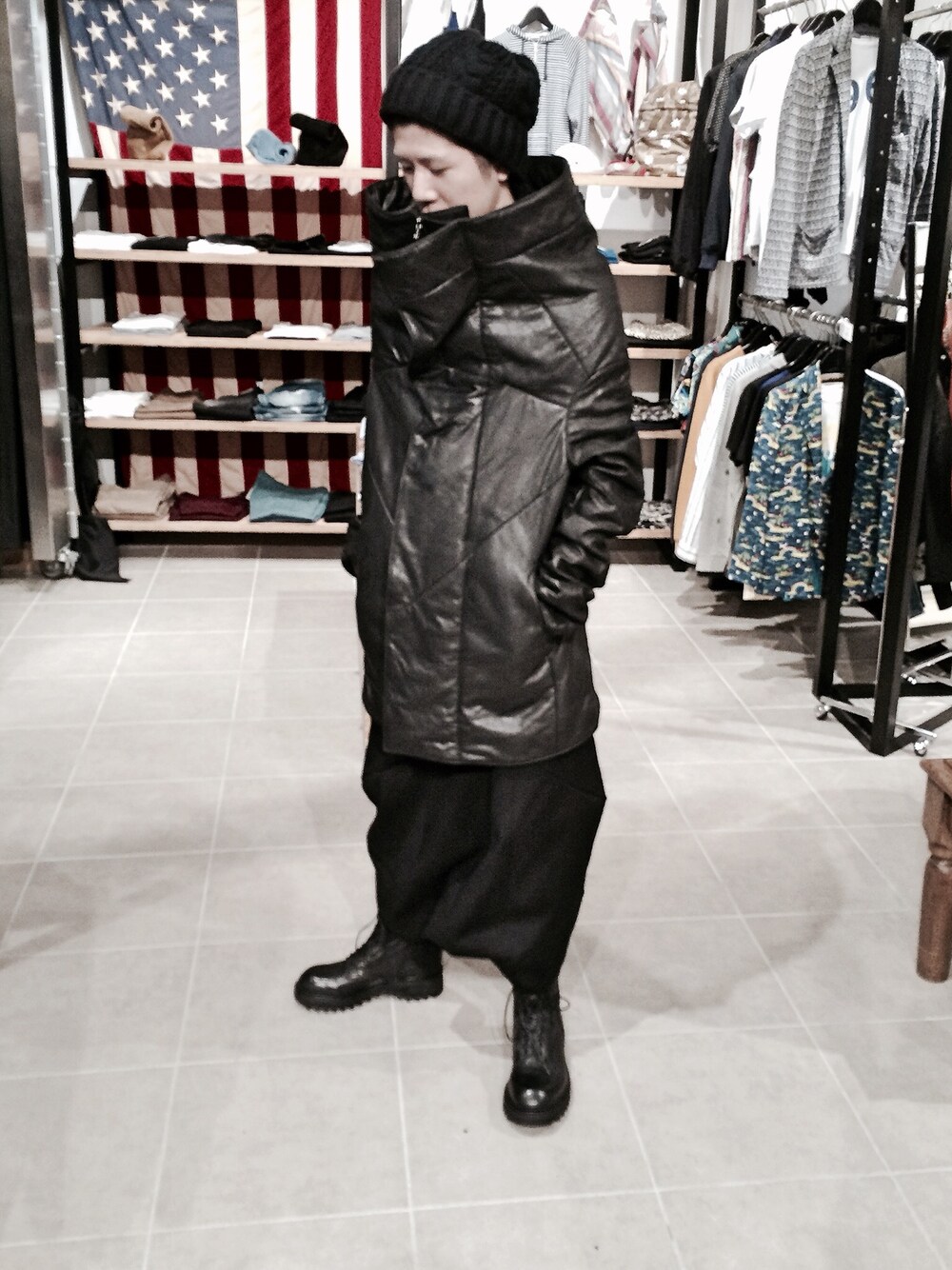 「LHP、JULIUS」｜「L.H.PのLHP/エルエイチピー/OVER　THE　TWELVE/オーバーザトゥエルブ/SHBUTYGER MICRO（ボクサーパンツ）」を使った、Kazuya Kitamuraさん（メンズ・177cm）の夏コーディネートの1枚目の写真