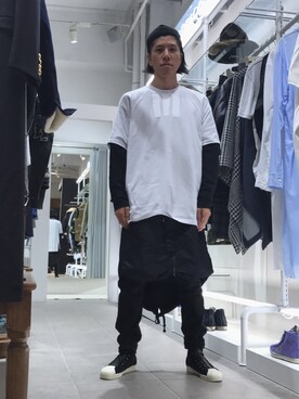 「D.GNAK（ディナック）のアイテム」を使った、Kazuya Kitamuraさん（メンズ・177cm）の秋コーディネート