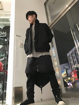 「D.GNAK（ディナック）のアイテム」を使った、Kazuya Kitamuraさん（メンズ・177cm）の秋コーディネート