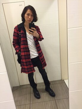 「DHOLIC（ディーホリック）のアイテム（その他アウター）」を使った、fruuuaさん（メンズ・179cm）の秋コーディネート