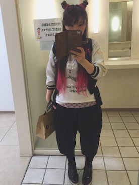「AS KNOW AS plus（アズノゥアズプラス）のアイテム（その他アウター）」を使った、Reoさん（レディース・154cm）の秋コーディネート
