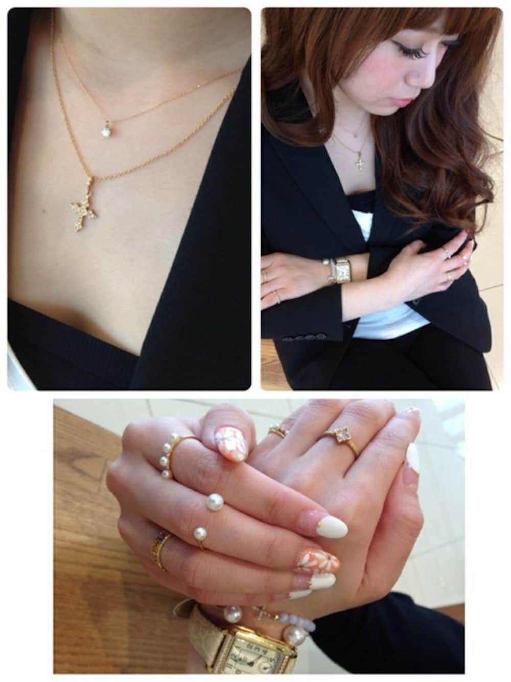 con affetto 18金 パールリング con affetto 18金 パールリング セール】K18リング（リング）｜con