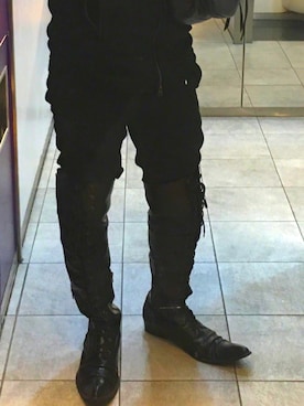 「Buffalo Bobs（バッファローボブズ）のアイテム（ライダースジャケット）」を使った、T,Kさん（メンズ・164cm）の秋コーディネート