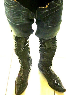 「MIDAS（ミダス）のアイテム（パンツ）」を使った、T,Kさん（メンズ・164cm）の春コーディネート