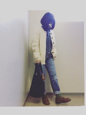 「RNA」｜「アイテム（カバーオール）」を使った、chiakiさん（レディース・153cm）の冬コーディネート