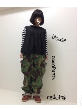 「カモパン」｜chiakiさん（レディース・153cm）の冬コーディネート