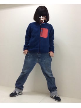 「レトロX」｜chiakiさん（レディース・153cm）の冬コーディネート