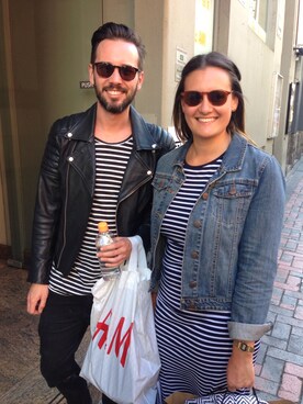 「H&M（エイチ・アンド・エム）のアイテム（ジャケット/アウター）」を使った、Christopher Hounsellさん（メンズ・170cm・20代）の春コーディネート