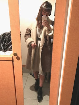 Hitomiさん（レディース・159cm）の冬コーディネート