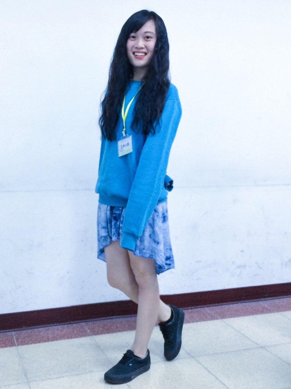 「bluegirl、fancy、Americanstyle」｜「VANSのVANS ヴァンズ AUTHENTIC PRO VN000Q0DBKA BLACK/BLACK（スニーカー、ブラック系）」を使った、大衛さん（レディース・161cm）の秋コーディネートの1枚目の写真