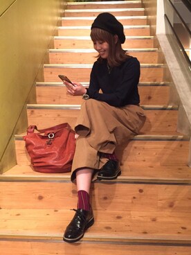 「Factor=（ファクターイコール）のアイテム（アクセサリー）」を使った、halさん（レディース・149cm）の秋コーディネート