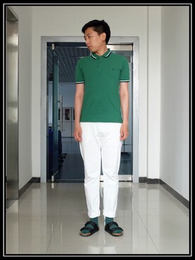 一点不扒瞎さん（メンズ・175cm）の春コーディネート