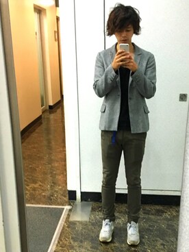 「RYU（リュー）のアイテム（ジャケット/アウター）」を使った、こうさん（メンズ・170cm）の秋コーディネート