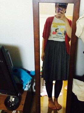 「ANOTHER BRANCH（アナザーブランチ）のアイテム（スカート）」を使った、mineさん（レディース・165cm）の秋コーディネート